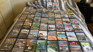 My Railroad Collection Episode 2 Railroad DVDs [upl. by Adlay524]