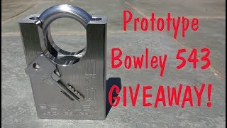 1269 Review Bowley 543 Padlock Prototype GIVEAWAY [upl. by Abbottson585]