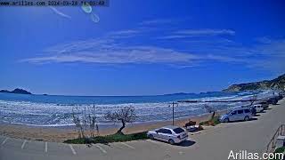 20240328 Arillas Corfu Live Webcam [upl. by Eimoan]