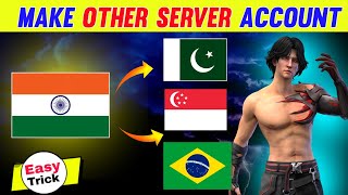 How To Make Other Server Free Fire Id  Free Fire Me Dusre Server Ki Id Kaise Banaye [upl. by Leiria]