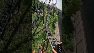 Voltron is the newest stateoftheart rollercoaster at europapark 🎢⚡️pov themepark shorts [upl. by Oicul]