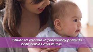 Influenza vaccination in pregnancy  free flu shots [upl. by Eanad109]