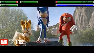 Sonic the Hedgehog 2 2022 Final Battle with healthbars [upl. by Downes]