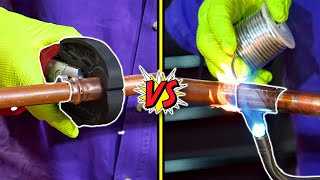 Soldering VS Press Fittings [upl. by Alokin9]