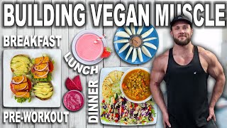 What I Eat For Lean Vegan Muscle  Healthy amp Delicious Meals [upl. by Adnalor]