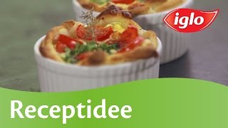 Lekkere en makkelijke spinazie quiche  Iglo Receptidee [upl. by Mollie]