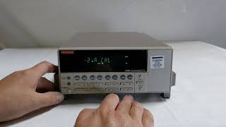 Keithley 6485 Picoammeter A 78915 [upl. by Enogitna349]