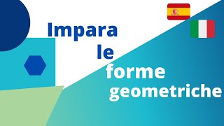 🌞Impara i nomi delle forme geometriche formas geométricas in spagnolo impara anche la pronuncia🌞 [upl. by Suinuj]