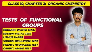 Tests of functional groups  class 10  mmk chemistry [upl. by Varuag27]