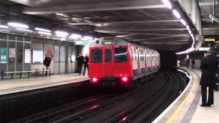 HD An eastbound District Line D Stock train departs Westminster for Upminster [upl. by Vierno61]