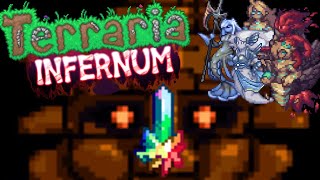 Today Waifus Will Destroy The Golem Terraria Calamity Infernum Mod 1st Run [upl. by Gib]