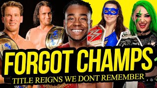 FORGOTTEN CHAMPS  Unremembered Title Reigns [upl. by Nossyla]