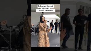 DS Siti Nurhaliza Rehearsal Tari Tualang Tiga Sambutan Ambang Merdeka 2024 [upl. by Aicilaanna428]