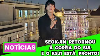 JIN RETORNOU A CORÉIA E ANUNCIOU O NOVO ÁLBUM ESTÁ PRONTO [upl. by Rosen]