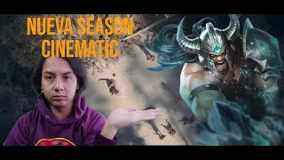 cinematica inicio de season 2024  video  reaccion tryndamere victorioso [upl. by Nnylarat]