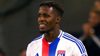 Wilfried Zaha Vs Olympiakos 260924 DEBUT FOR LYON [upl. by Toomay]