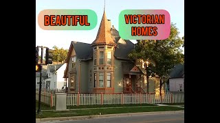 Beautiful Victorian homes and mansions  suburban Chicago Illinois Elgin [upl. by Gelya]