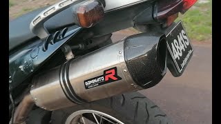 BMW F650GS  Dominator HP1 Exhaust Sound [upl. by Aon211]