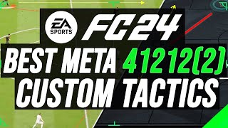 FC 24 BEST META 412122 TACTICS TO IMPROVE YOUR GAMEPLAY AND GIVE YOU WINS [upl. by Epifano]