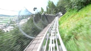 Feeblitz Saas Fee Sommerrodelbahn [upl. by Einotna]