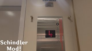 Westinghouse mod by Schindler Traction Elevator at 698 Seymour St  Vancouver BC [upl. by Novit]