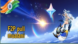 genshin impact mualani pull f2p player [upl. by Joline]