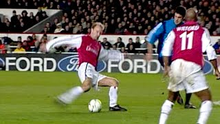 Dennis Bergkamp great lob goal vs Leverkusen  200102 HQ [upl. by Ailices]