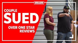 Washington couple sued for 112000 after leaving onestar reviews [upl. by Ayatal]