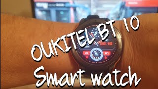 OUKITEL BT 10 Smartwatch Herren mit Bluetooth Anrufe Review Deutsch [upl. by Willing799]