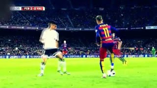 Neymar vs Valencia ● Copa Del Rey ● 3022016 [upl. by Crichton]