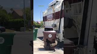 Garbage Truck and Trash Can Dancing 😂 gogarbage [upl. by Rebekkah]