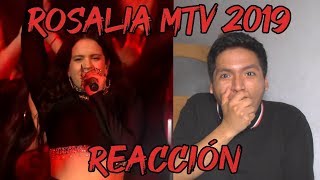 Rosalía  quotDi Mi Nombrequot MTV EMA 2019  VIDEO REACCIÓN [upl. by Annatnom]