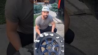 Yah aadami Apne 11000 rupaye tyre ko dil mein sim se check karta hai shortvideo video viral [upl. by Raymonds130]