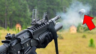 The Little but Powerful M320 amp M203 Grenade Launcher in Action  Shooting [upl. by Ibocaj]