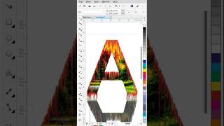 Text effect in CorelDRAW X7 [upl. by Launam420]