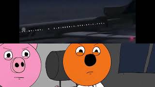 Bashkirian Airlines 2937 VS Lucella Airways 5793 CVR with Mayday and Roblox Piggy Animation [upl. by Nitaf]