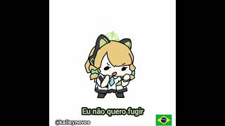 Arisu Momoi amp Midori Só vou liberar quem cantar em inglês 🇧🇷 meme [upl. by Humfrey28]