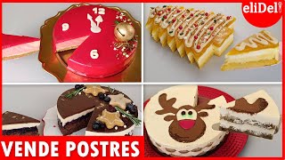 4 Postres Para CENAS NAVIDEÑAS🎄VENDE y Gana DINERO desde CASA eliDeli [upl. by Sheelah]