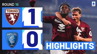 TORINOEMPOLI 10  HIGHLIGHTS  Zapata edges Empoli at the Grande Olimpico  Serie A 202324 [upl. by Cindra510]