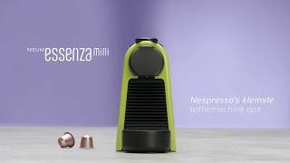 Nespresso Essenza Mini koffiemachine [upl. by Anilef]