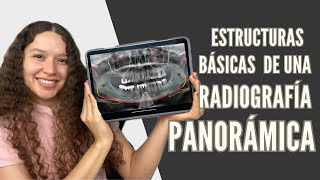 Identificando estructuras de una radiografía panorámica u ortopantomografia  Odontologia con Cri [upl. by Inalial]