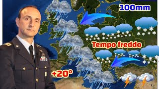 METEO  ARRIVA LA NEVE ABBONDANTISSIMA IN PIANURA QUESTA È LA DATA CONFERMATA [upl. by Donnenfeld]