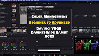 Master Color Management in DaVinci Resolve  Beginner to Advanced  YRGB DaVinci Wide Gamut amp ACES [upl. by Ahsead318]