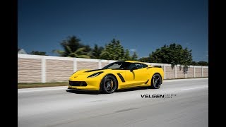 Corvette C7 Z06 C7R  Velgen Wheels VF5  Light Weight Series [upl. by Marv]