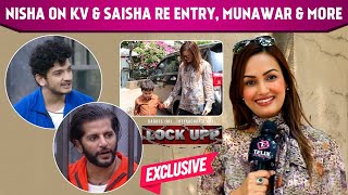 Nisha Rawal Interview Lock Upp Journey Bond With Sara Munawar Karanvir  Saisha Re Entry amp More [upl. by Scevo]