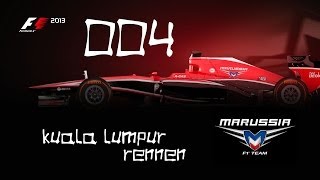 F1 2013  Lets Play Together  Saison 2  004 Round 02  Malaysia Rennen HD [upl. by Nairad]