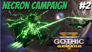 Battlefleet Gothic Armada 2  Necron Campaign 2  Max Difficulty [upl. by Namyl]