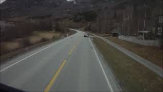 Driving from Oslo to Trondheim on E6 Part 3 of 4 på E6 [upl. by Ahsemat]