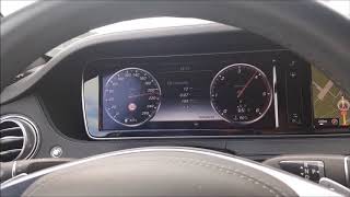 MercedesBenz S350d 258HP Top speed 100250 kmh  Acceleration [upl. by Eledoya507]