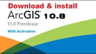 How to install ArcGIS 10 8 [upl. by Onirotciv]